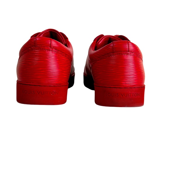 LOUIS VUITTON CONCORD SNEAKERS IN RED EPI LEATHER - Picture 9 of 14